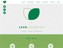 Tablet Screenshot of lean4learning.com